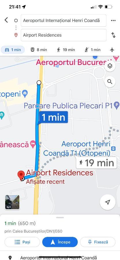 Welcome To Bucharest Airport Residences & Therme-Self Check-In Otopeni Eksteriør bilde